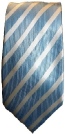 Art. 607  Tie color line White/Sky blue